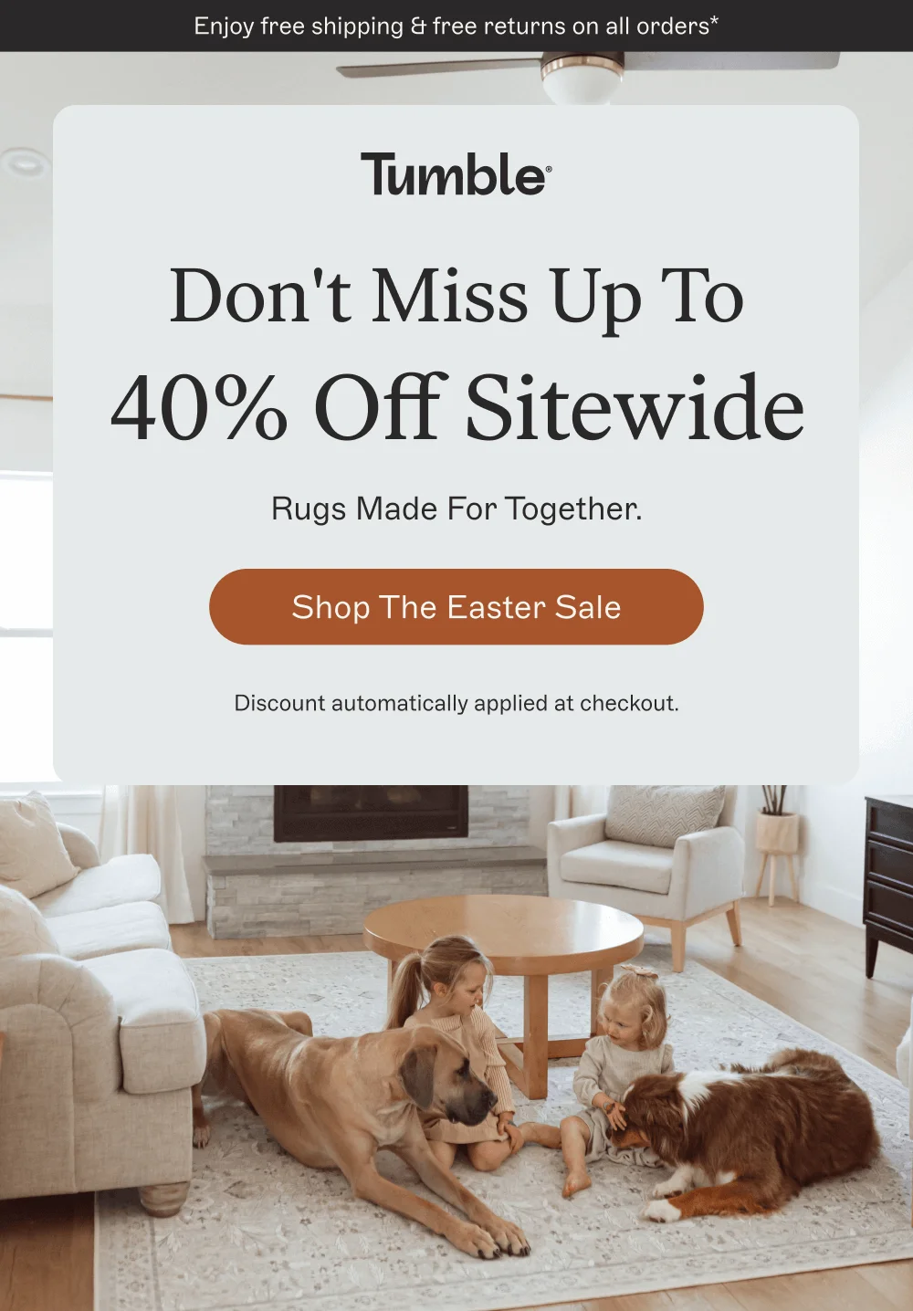 Don't Miss Up To 40% Off Sitewide [Shop The Easter Sale]