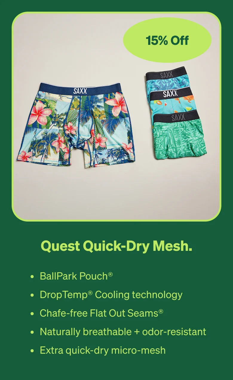 Quest Quick-Dry Mesh