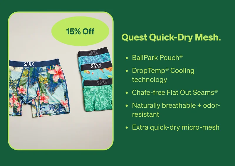 Quest Quick-Dry Mesh