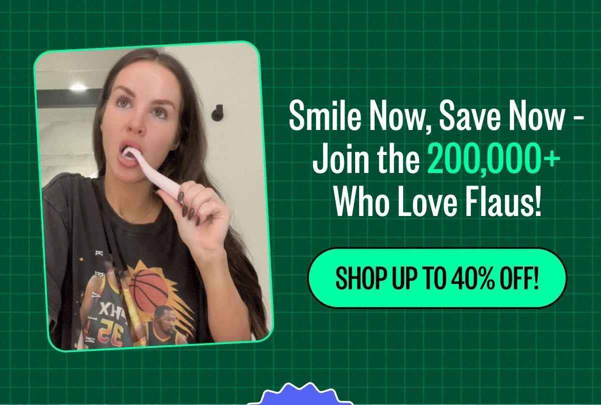 Smile now, save now - join the 200,000+ who love to Flaus! Shop up to 40% off!