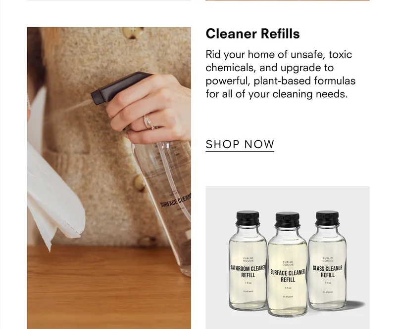Cleaner refillers