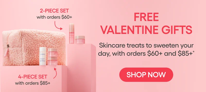 FREE VALENTINE GIFTS WITH ORDERS $60+ AND $85+