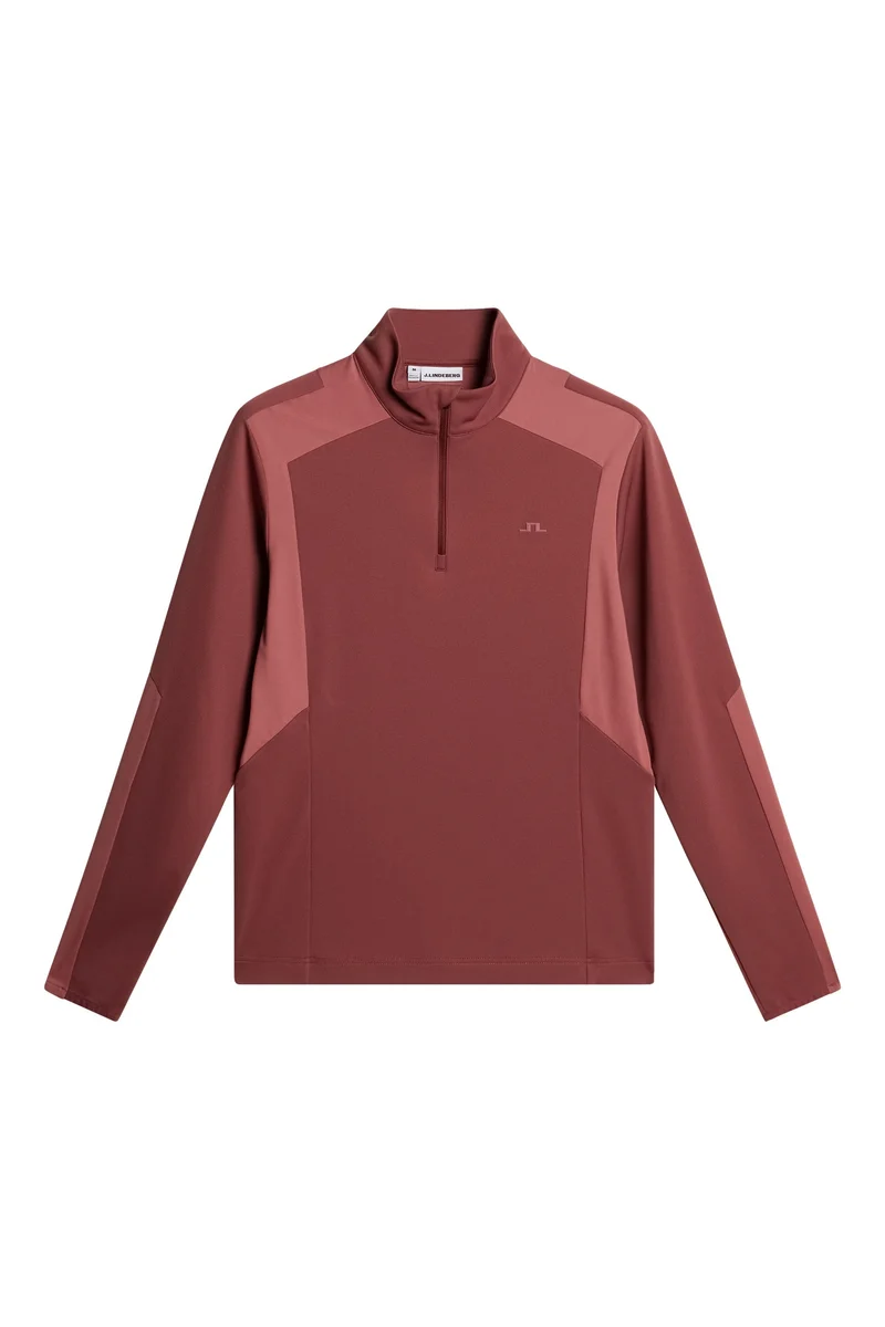 Image of Lukas Quarter Zip Mid Layer / Apple Butter