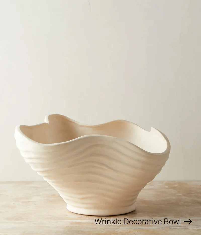 Shop Wrinkle Decorative Bowl