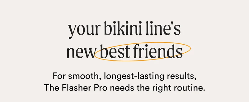 your bikini line's new best friends