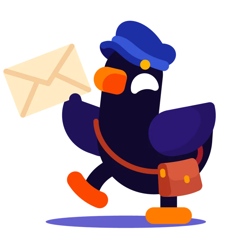 Kurzgesagt Duck has Mail