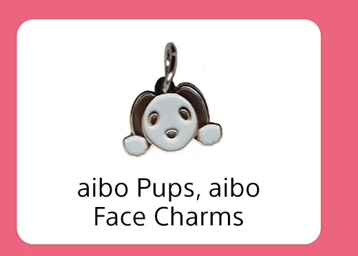 aibo Pups, aibo Face Charms