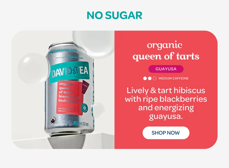 Organic Queen of Tarts - Lively & tart hibiscus with ripe blackberries and energizing guayusa. - Shop now