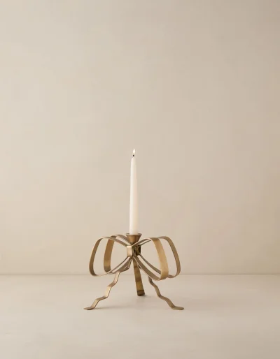 Shop Ribbon Candlestick