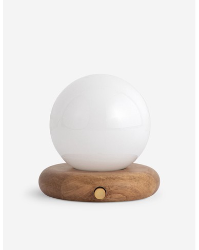 Washburn Cordless Table Lamp-Natural