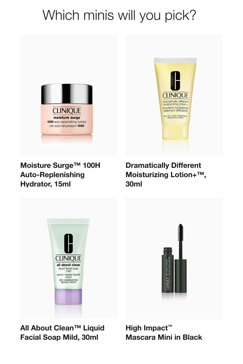 Which minis will you pick?.