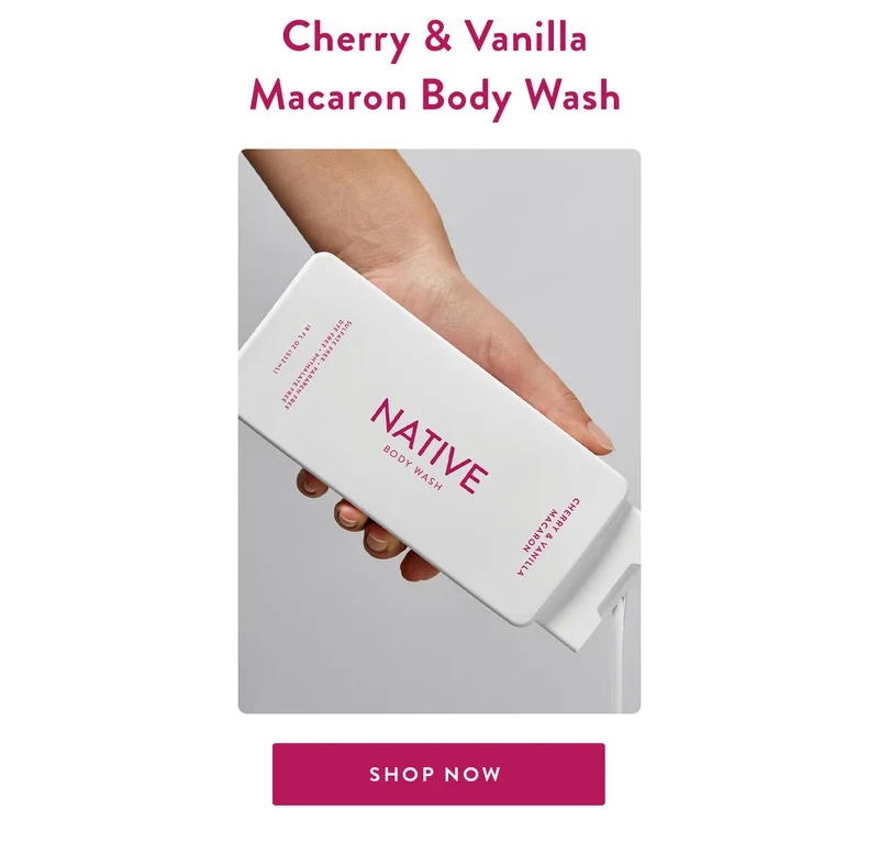 Cherry & Vanilla Macaron Body Wash | SHOP NOW