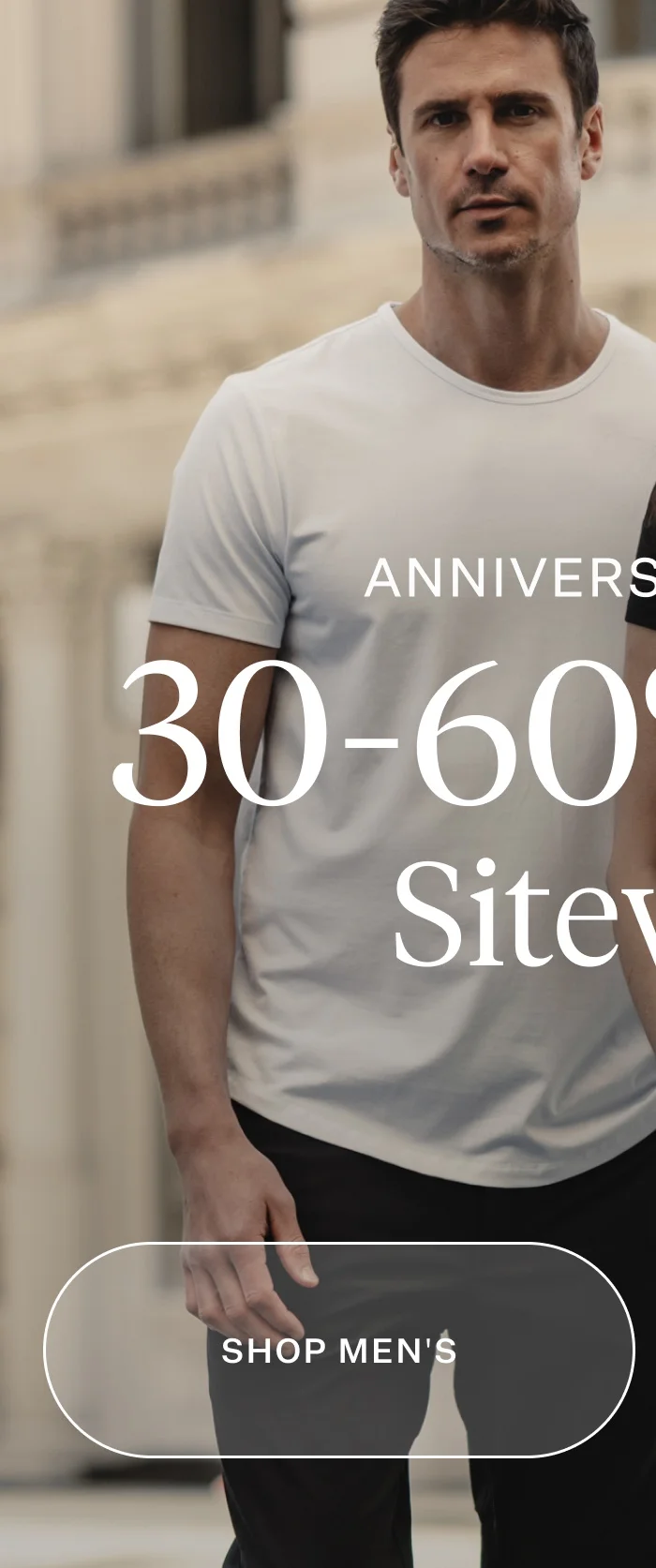 Shop Men's Tees 30-60% Off Sitewide