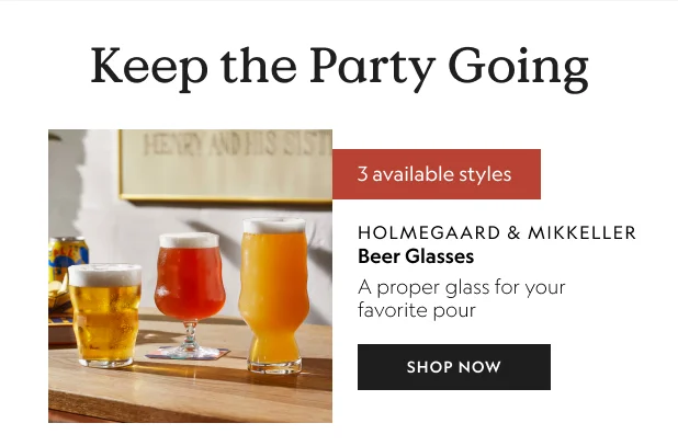 Holmegaard Mikkeller Beer Glasses