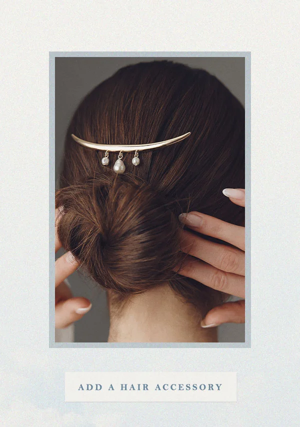add a hair accessory