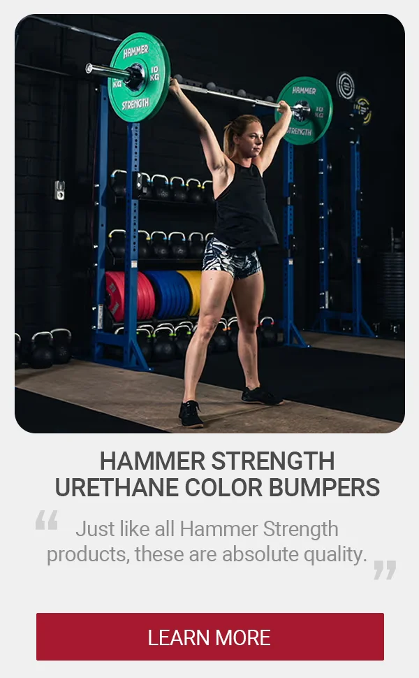 Hammer Strength Urethane Color Bumpers