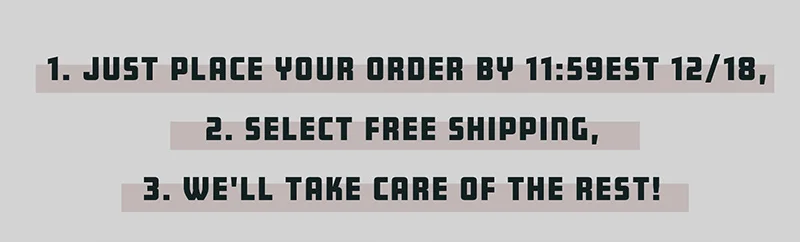Holiday BOGO Sale