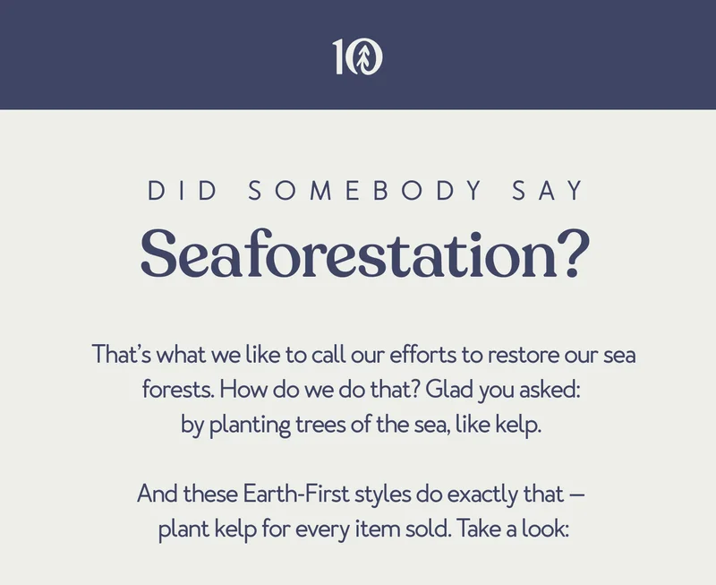 Did Somebody Say Seaforestation?