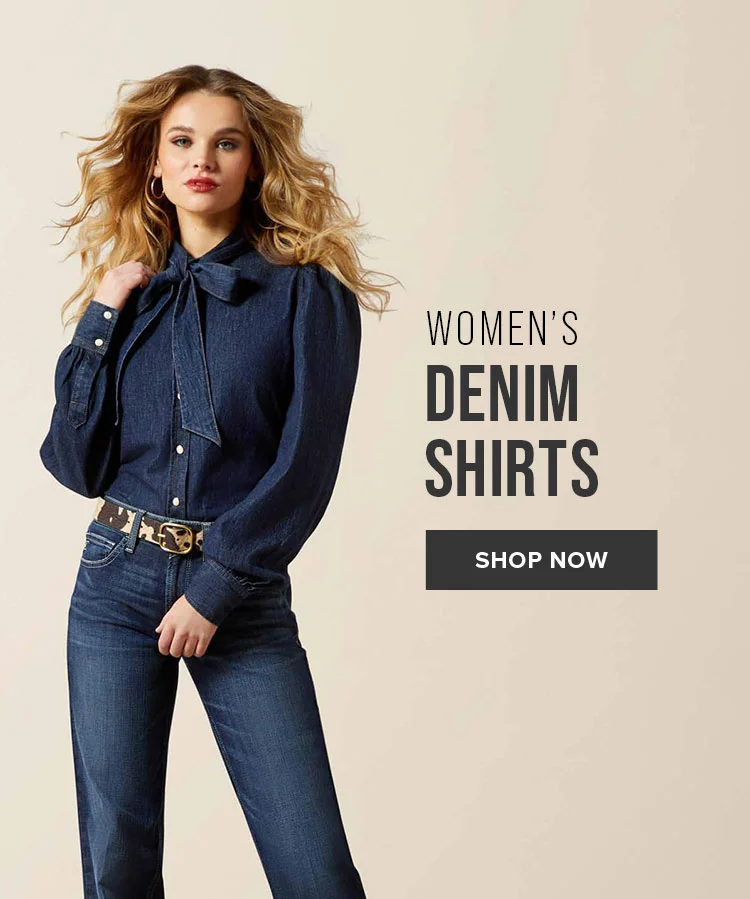 WOMEN'S DENIM SHIRTS | SHOP NOW