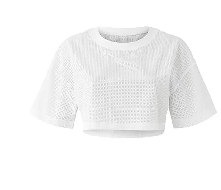 Mesh Cropped Mirage Tee