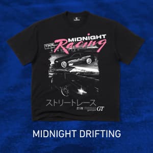 Midnight Drifting T-Shirt