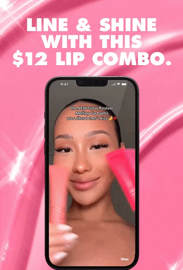 line & shine with this  $12 lip combo.