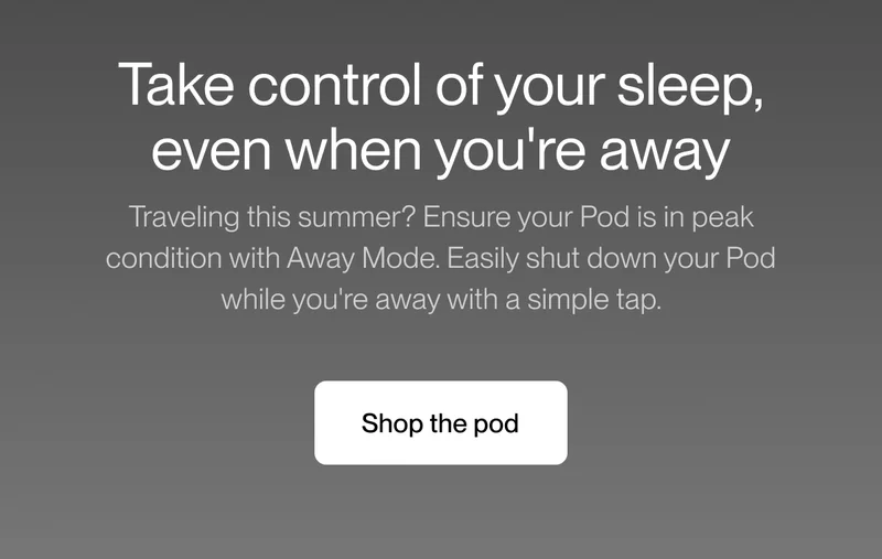 Take control of your sleep, even when you're away