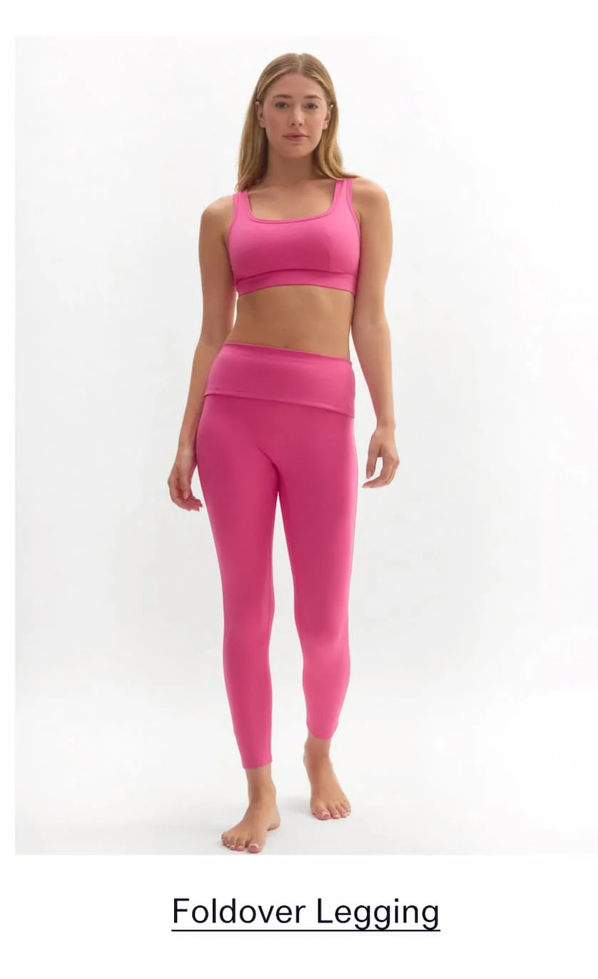 girlfriend collective foldover legging