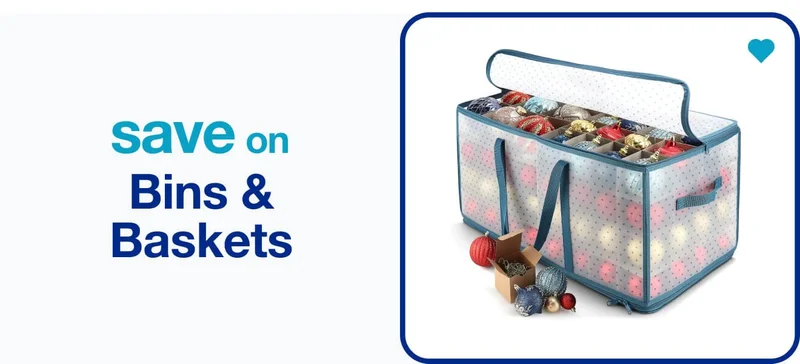 Save On Bins & Baskets — Shop Now!