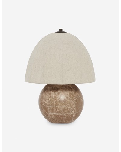 Izu Table Lamp by DISC Interiors - Brown Marble