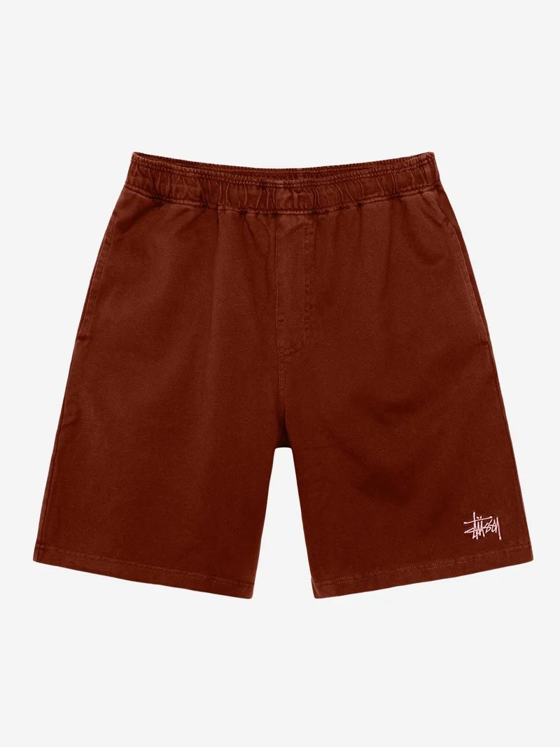 Image of Stussy Heavy Jersey Short - Wine