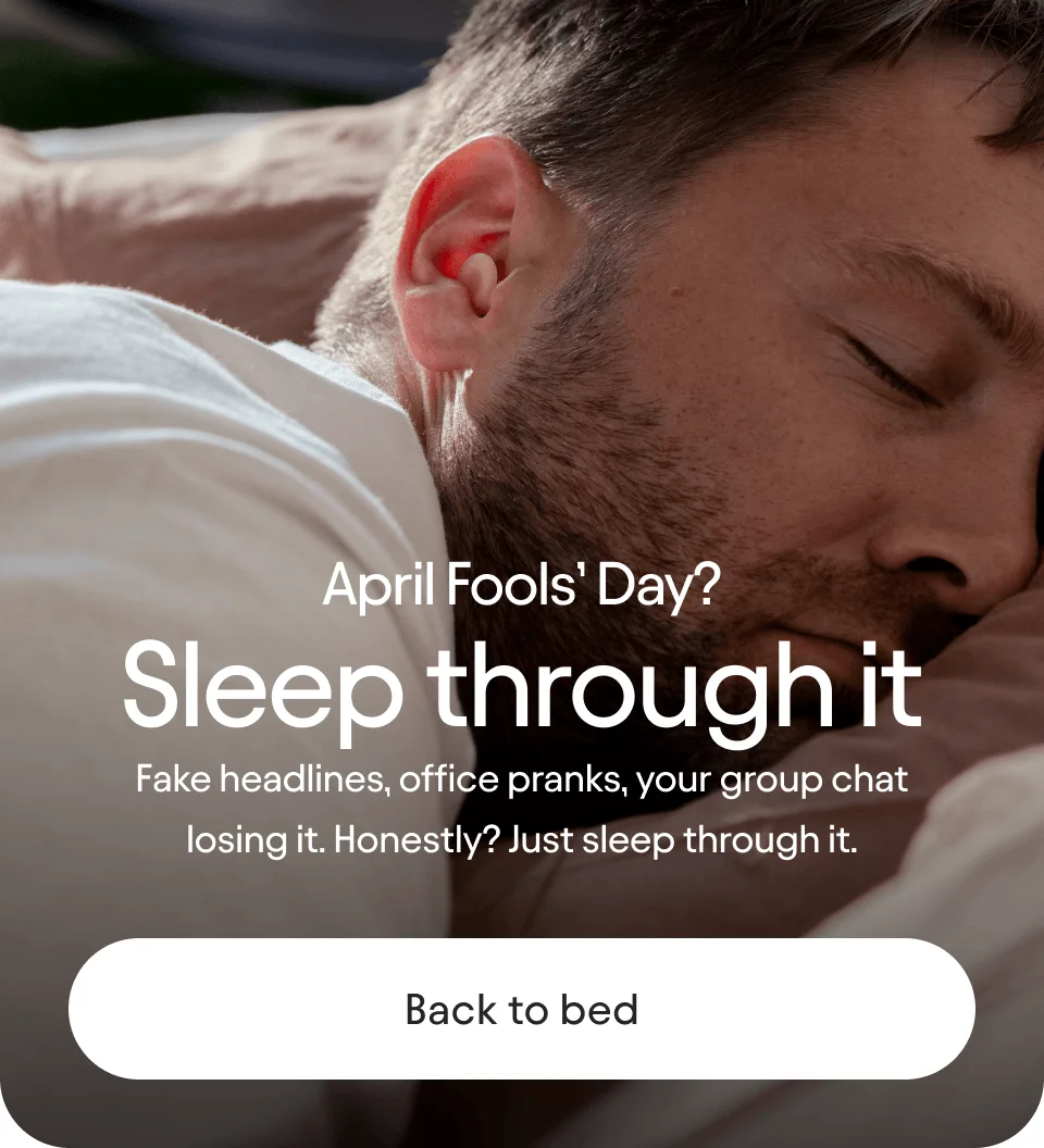April Fools' Day? Sleep through it