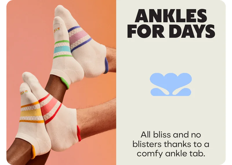 ANKLES FOR DAYS | All bliss and no blisters thanks to a comfy ankle tab.