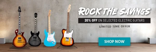 Rock The Savings 20% Off On Selected Electric Guitars