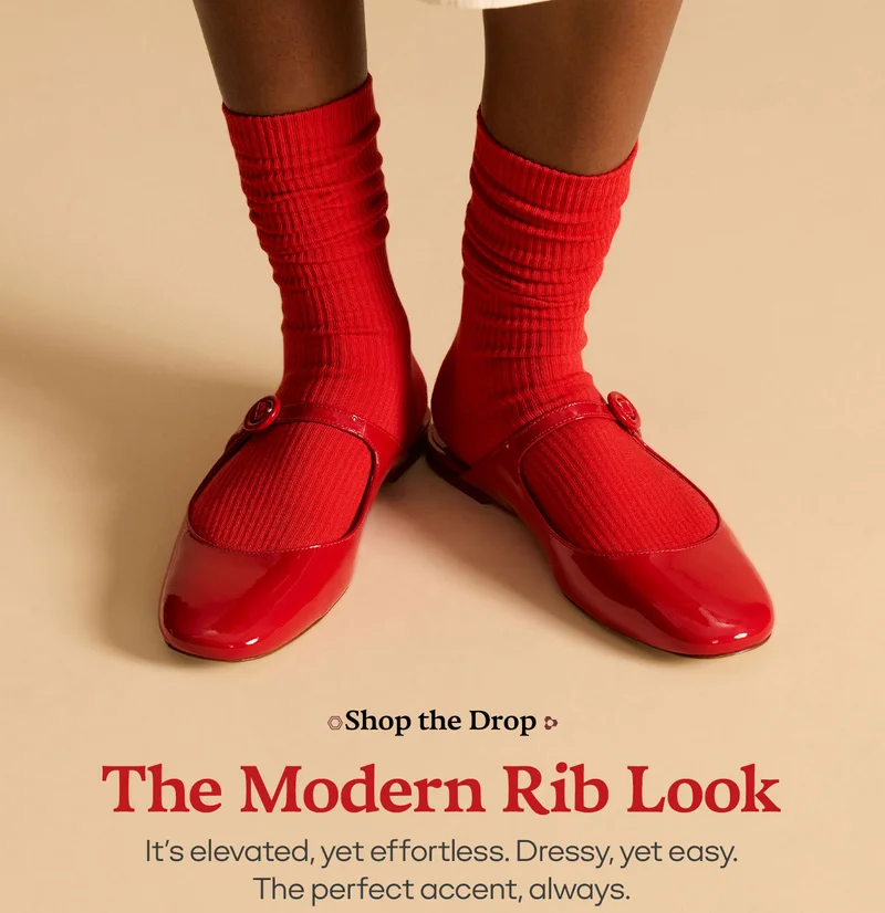 SHOP THE DROP | THE MODERN RIB LOOK | IT'S ELEVATED, YET EFFORTLESS. DRESSY, YET EASY. THE PERFECT ACCENT, ALWAYS.