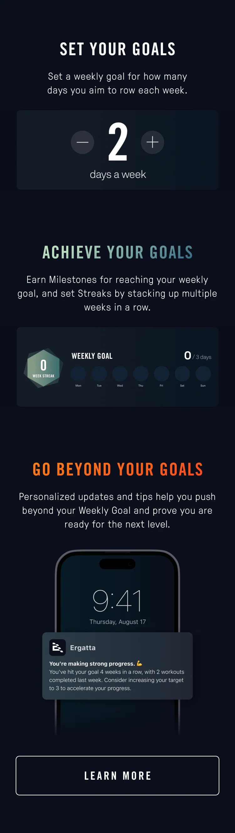 Achieve your goals