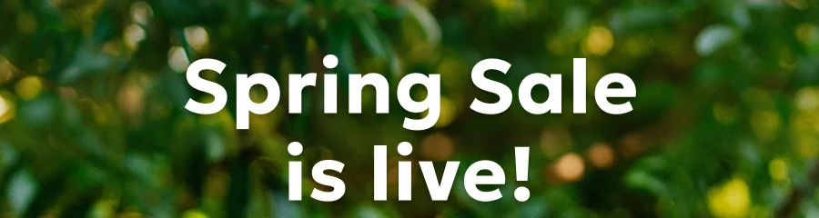 Spring Sale is live!