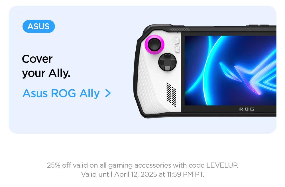 Shop ASUS Rog Ally cases and accessories.