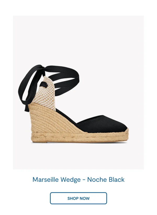The Marseille Wedge Noche Black