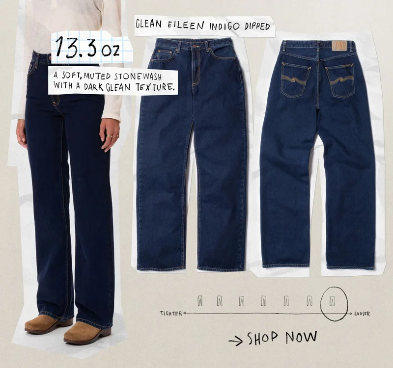 Clean Eileen Indigo Dipped