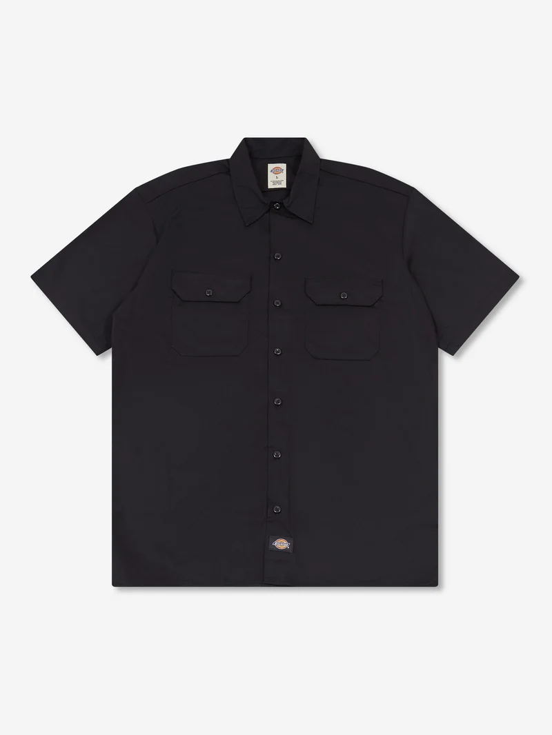 Image of Dickies Short Sleeve Work Shirt – Black