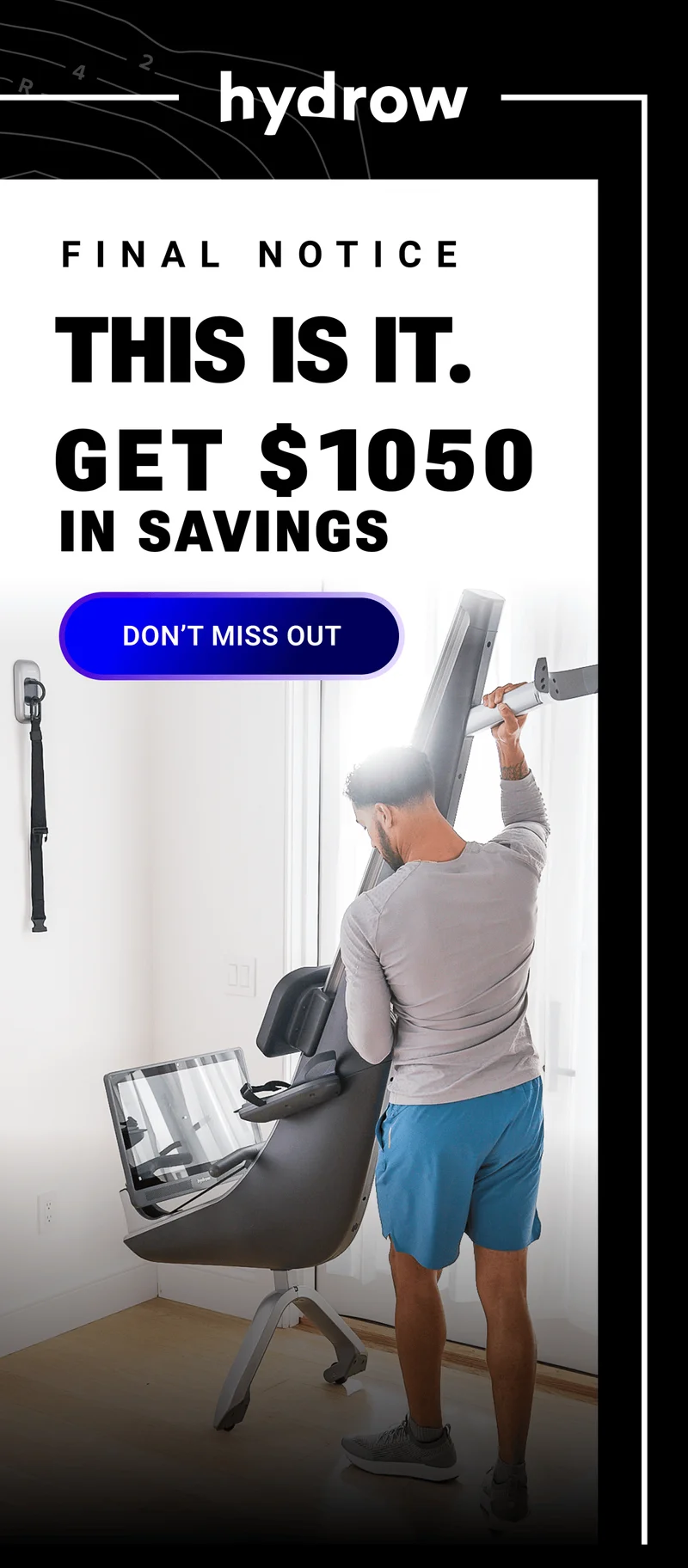 Final Notice. This is it. Get $1050 in savings. Don't miss out.