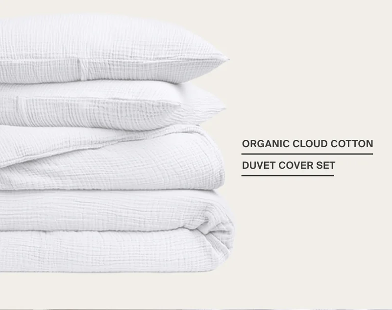 Organic Cloud Cotton Duvet Cover Set