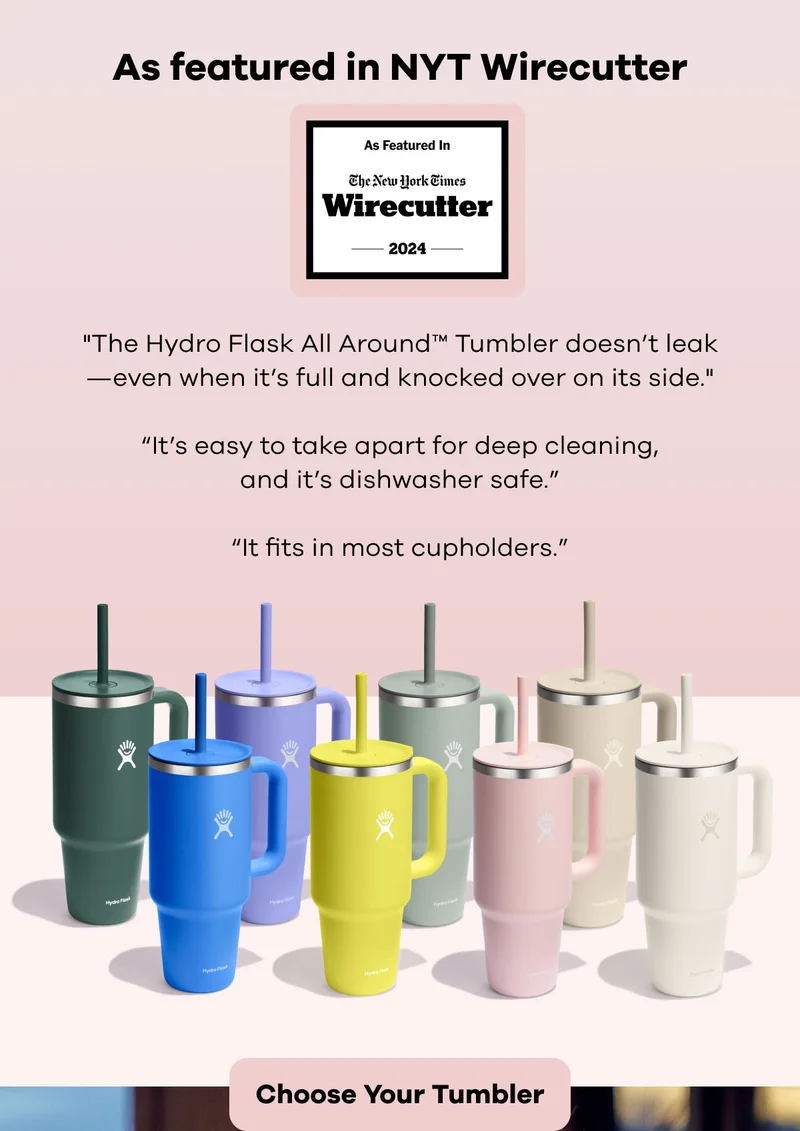 As featured in NYT Wirecutter | Choose Your Tumbler