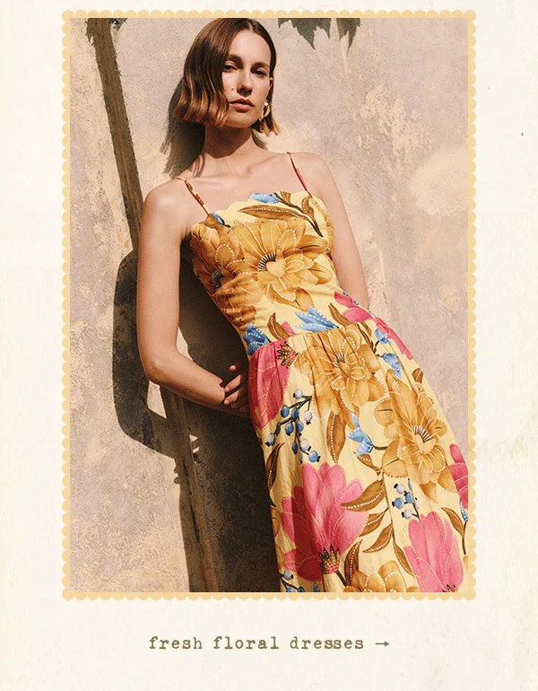 fresh floral dresses