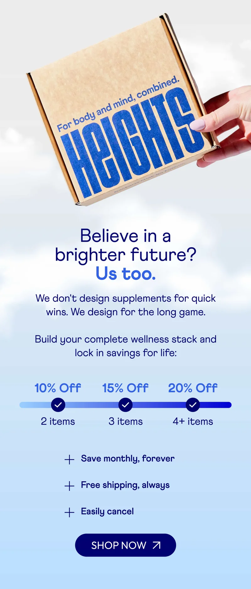 Believe in a brighter future? Us too.