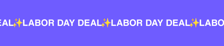 Labor Day Deal banner