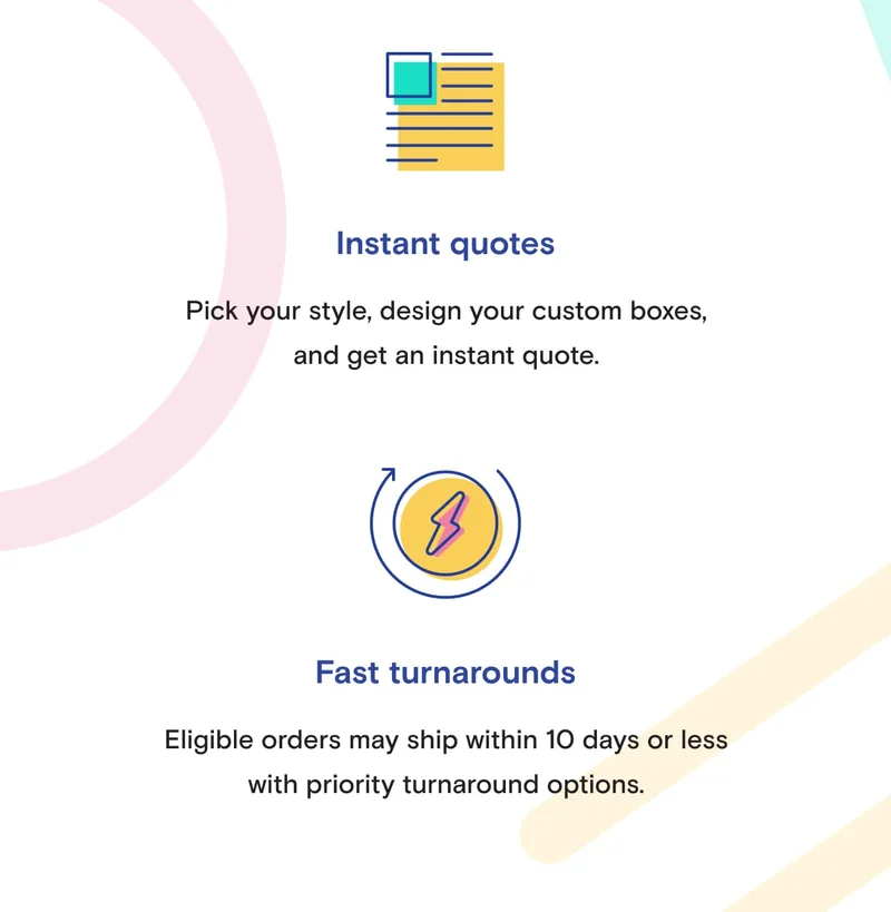 Instant quotes pick your style, design your custom boxes and get an instant quote