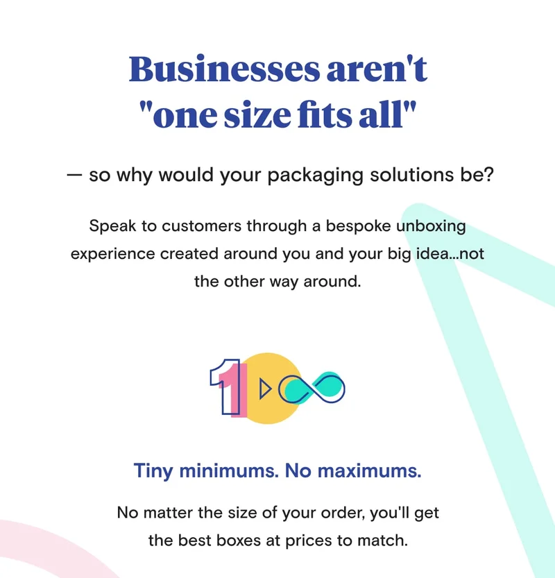 Businesses aren't ''one size fits all''