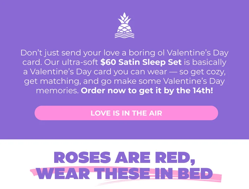 SHOP $60 VALENTINE'S DAY SLEEP SET
